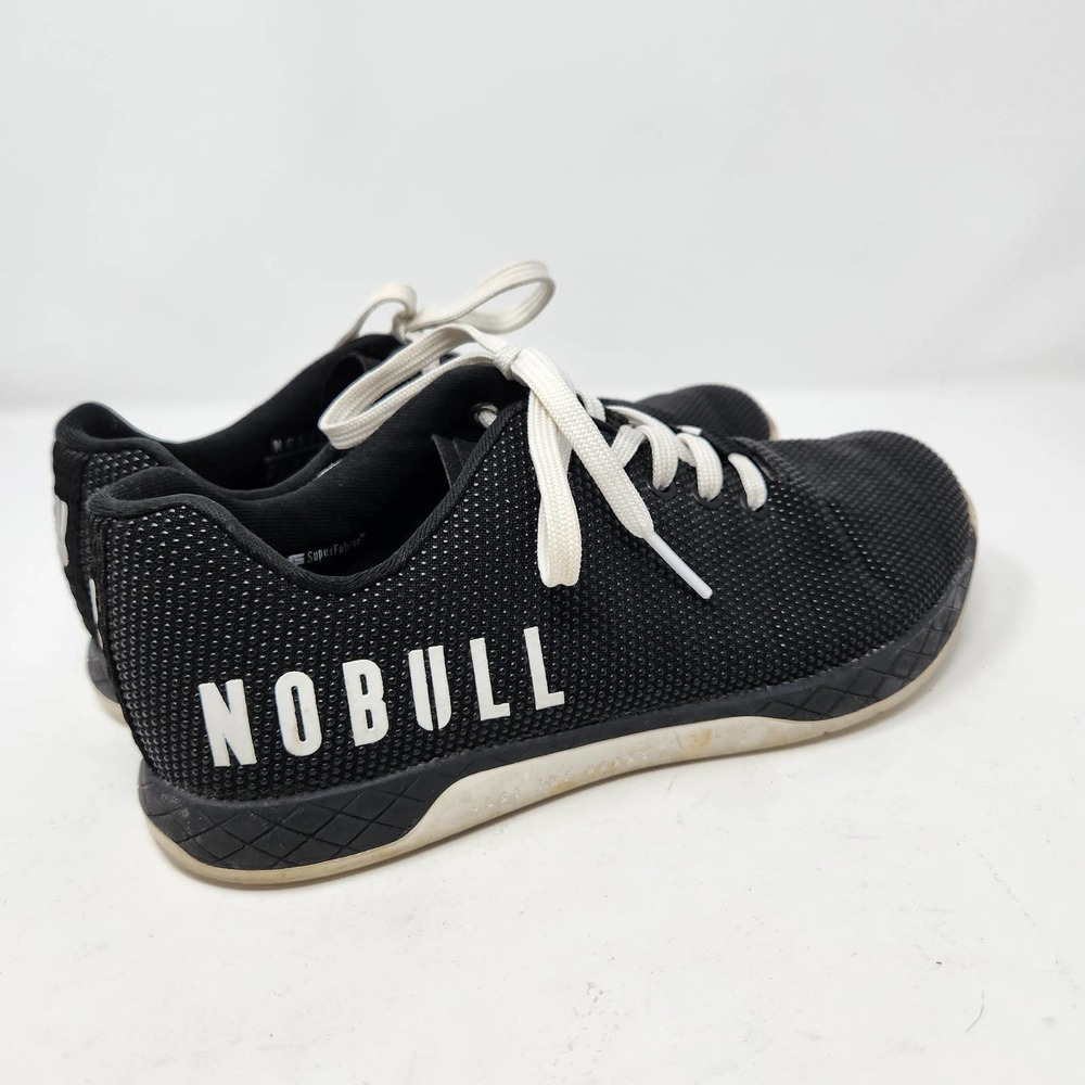 No Bull Superfabric Trainer Athletic Shoes Black White M 9 W 7 Unisex Sneakers